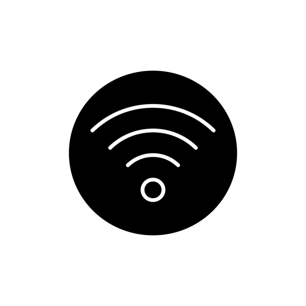 señal icono vector. Wifi ilustración signo. antena y satélite señal simbolos inalámbrico logo. vector