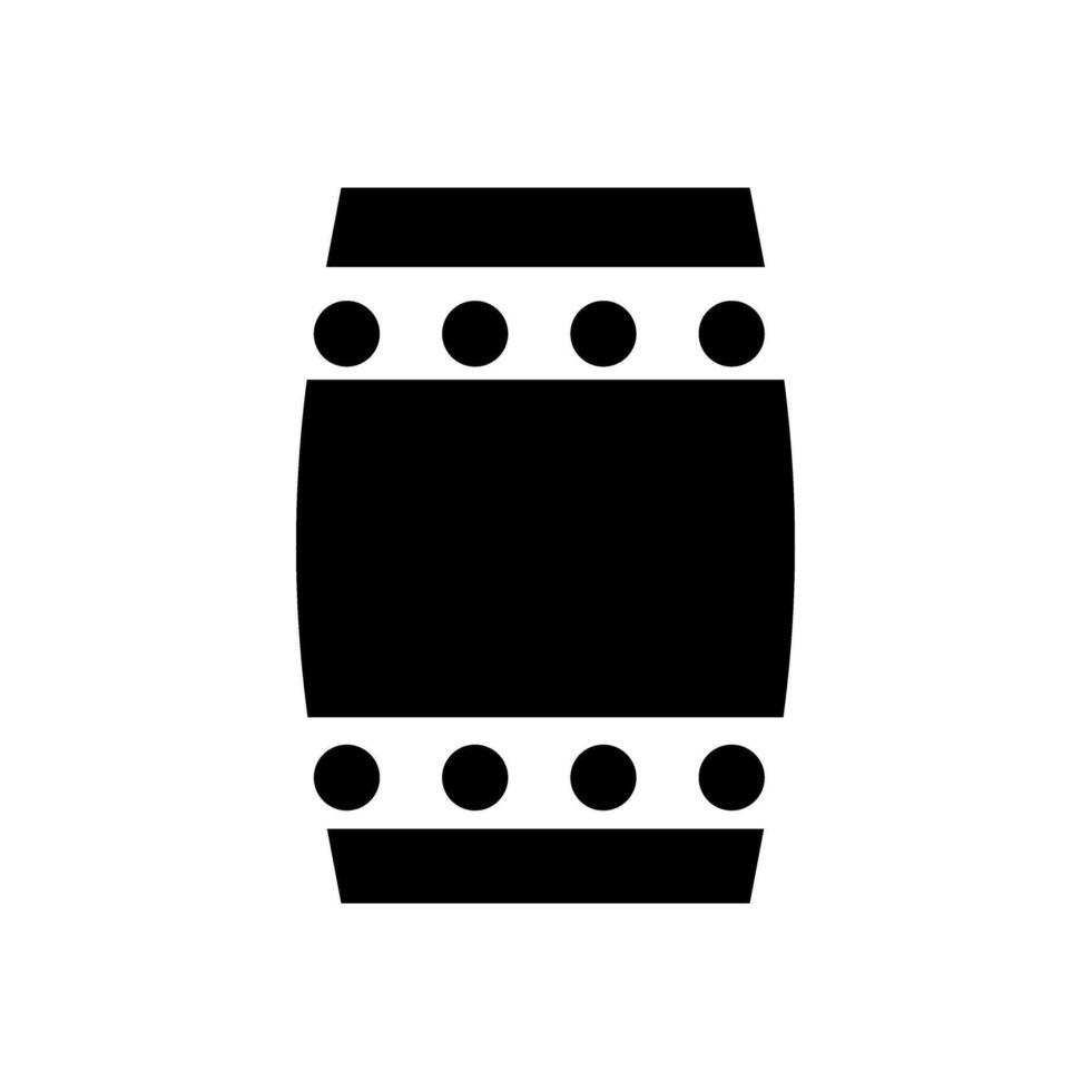 Barrel icon vector. Wine illustration sign. Wine barrel symbol or logo. vector