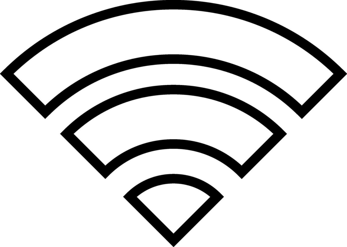 señal icono vector. Wifi ilustración signo. antena y satélite señal simbolos inalámbrico logo. vector