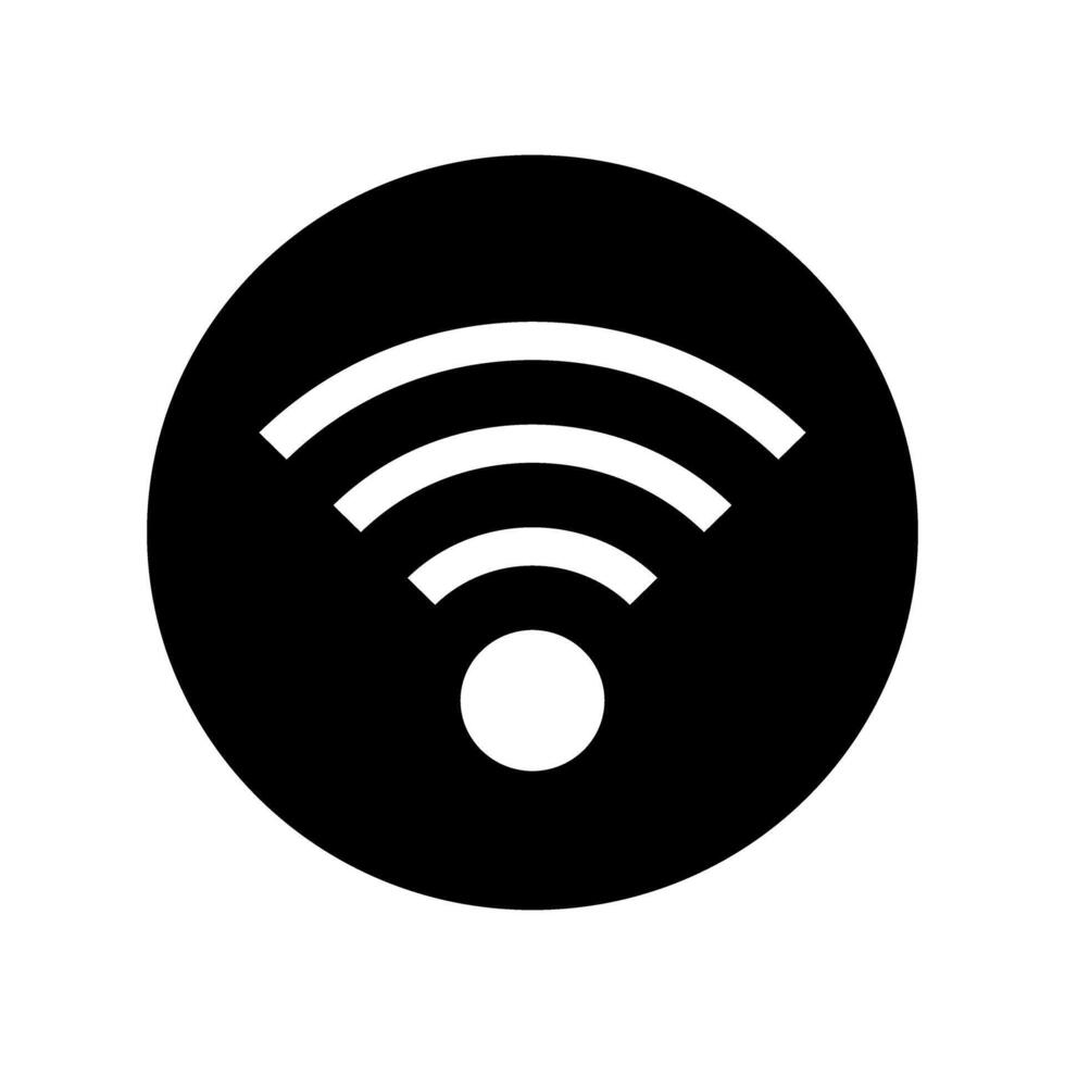 señal icono vector. Wifi ilustración signo. antena y satélite señal simbolos inalámbrico logo. vector