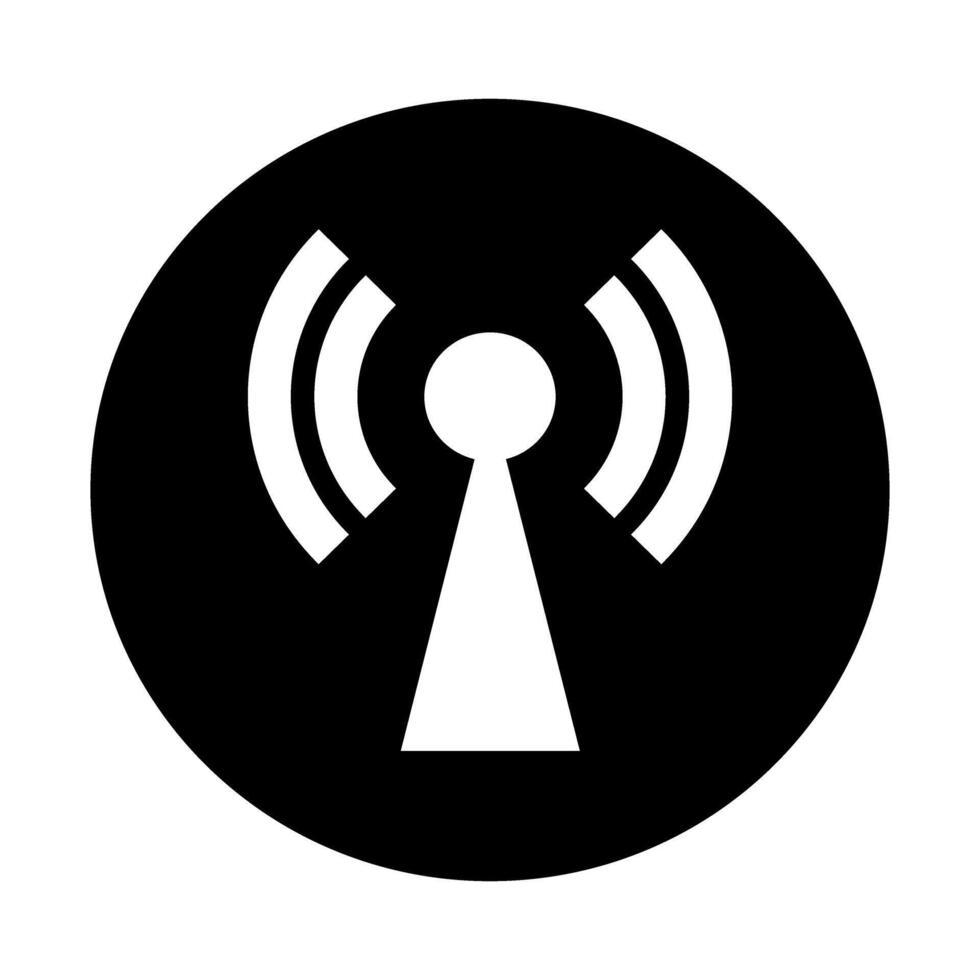 Signal icon vector. wifi illustration sign. antenna and satellite signal symbols. Wireless logo. vector
