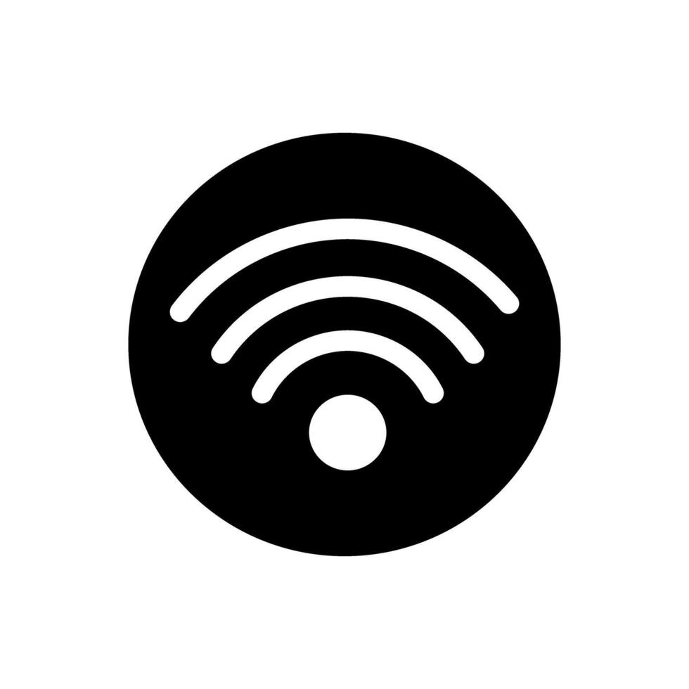 señal icono vector. Wifi ilustración signo. antena y satélite señal simbolos inalámbrico logo. vector