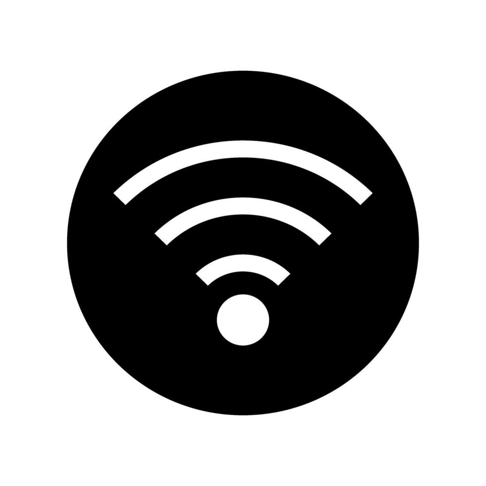 señal icono vector. Wifi ilustración signo. antena y satélite señal simbolos inalámbrico logo. vector