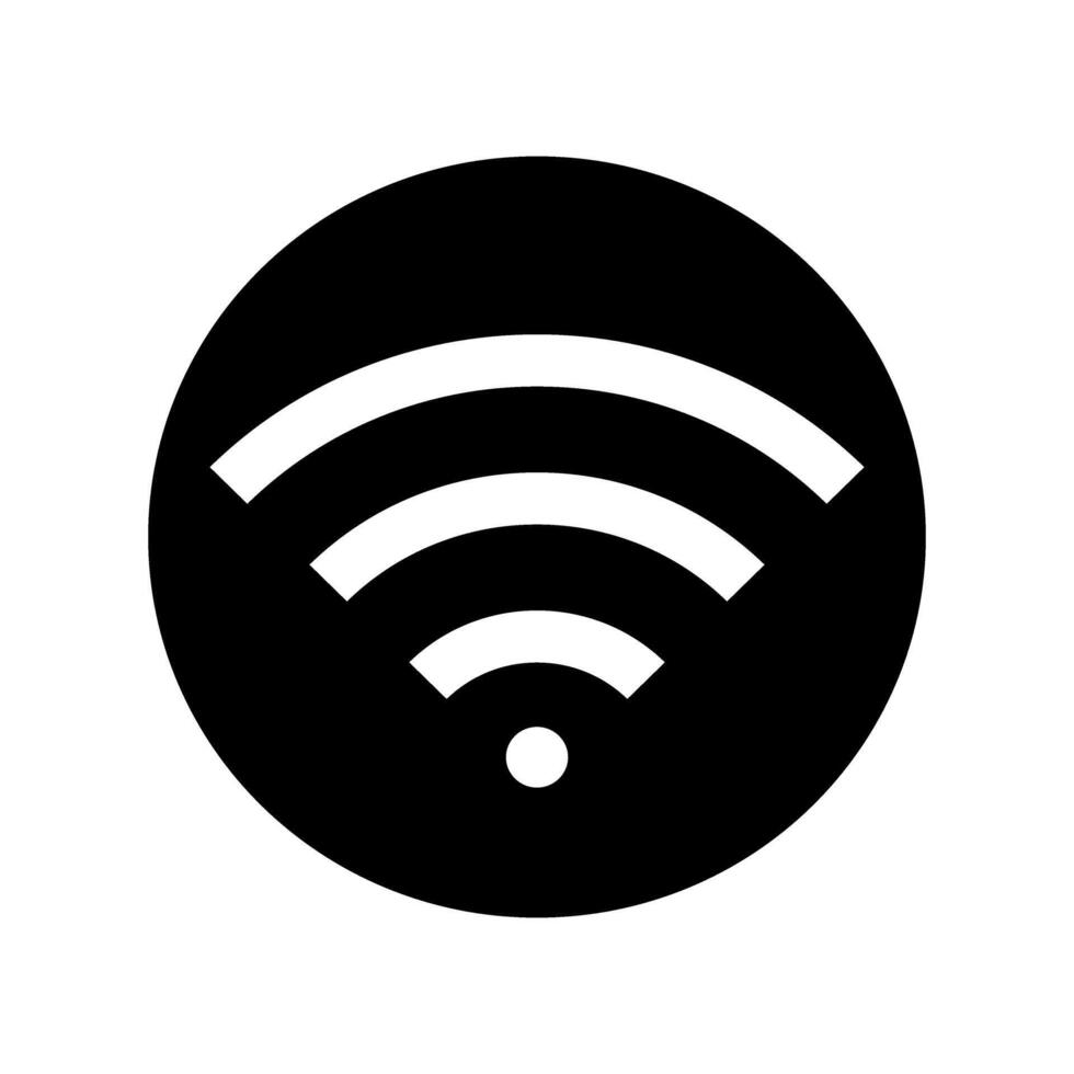 señal icono vector. Wifi ilustración signo. antena y satélite señal simbolos inalámbrico logo. vector