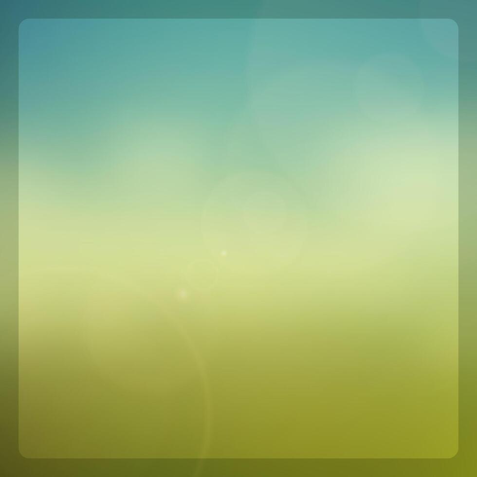 Blurry Bright Sun in Sky vector