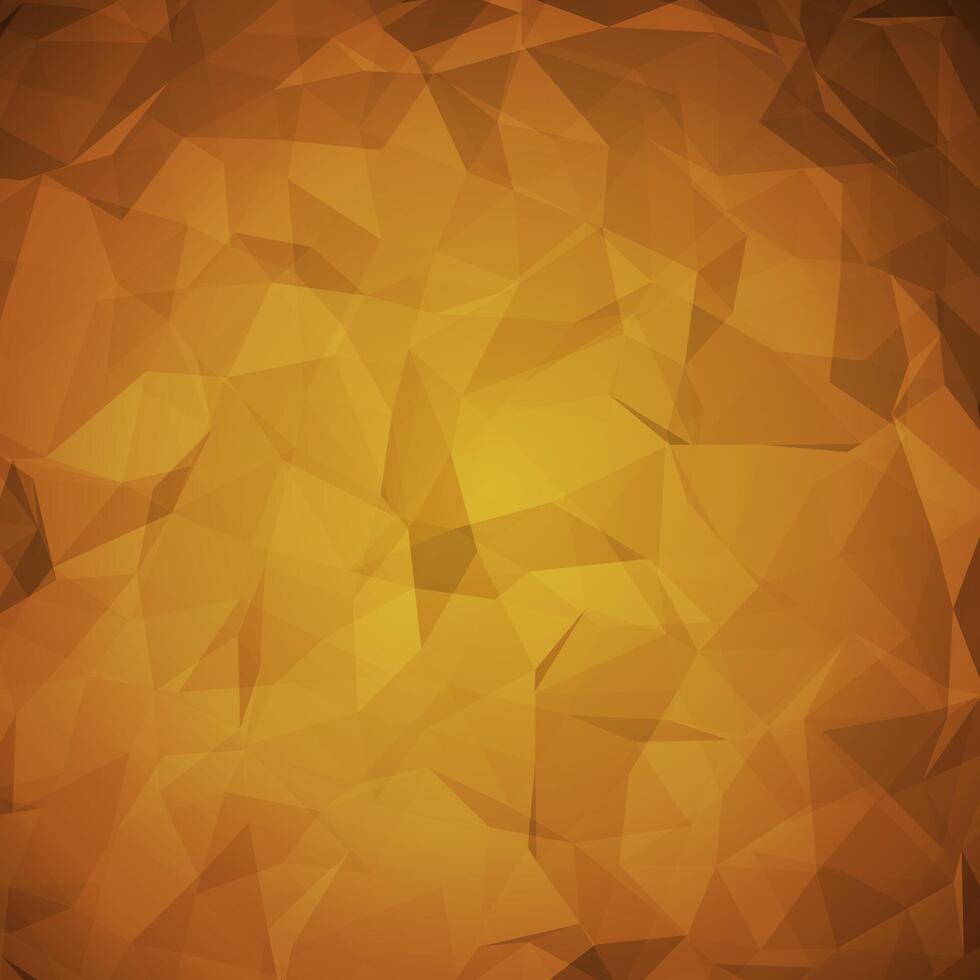 Orange Polygonal Mosaic Background vector