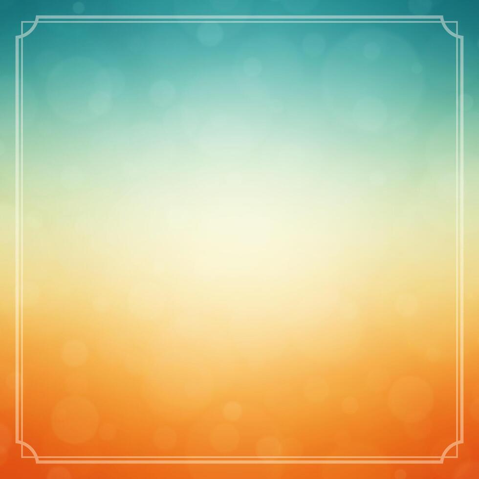 Blurry Yellow and Green Abstract Background vector