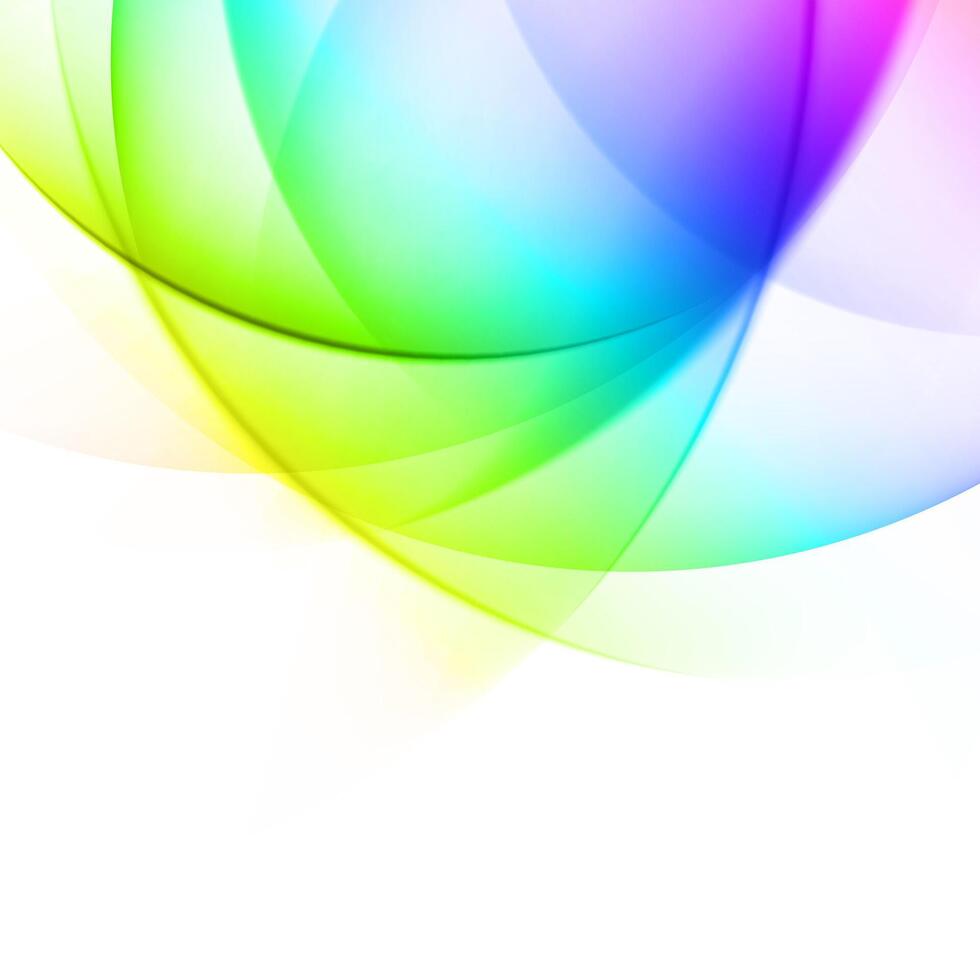 fondo abstracto colorido en blanco vector