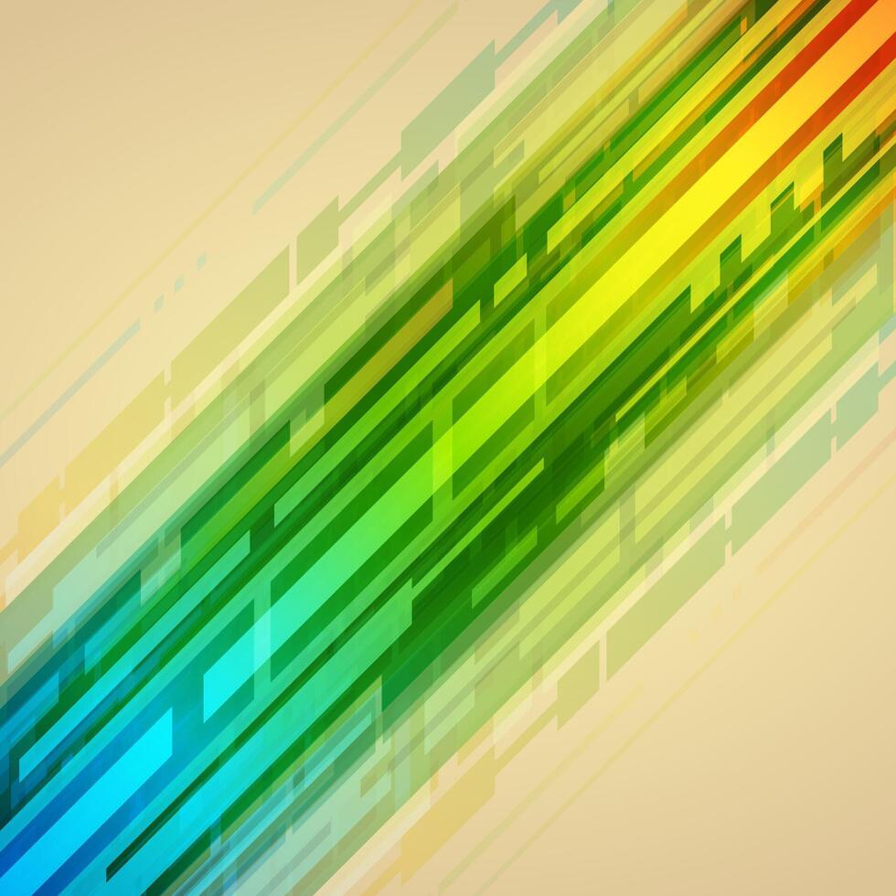 Abstract Green and Yellow Background With Lines vector