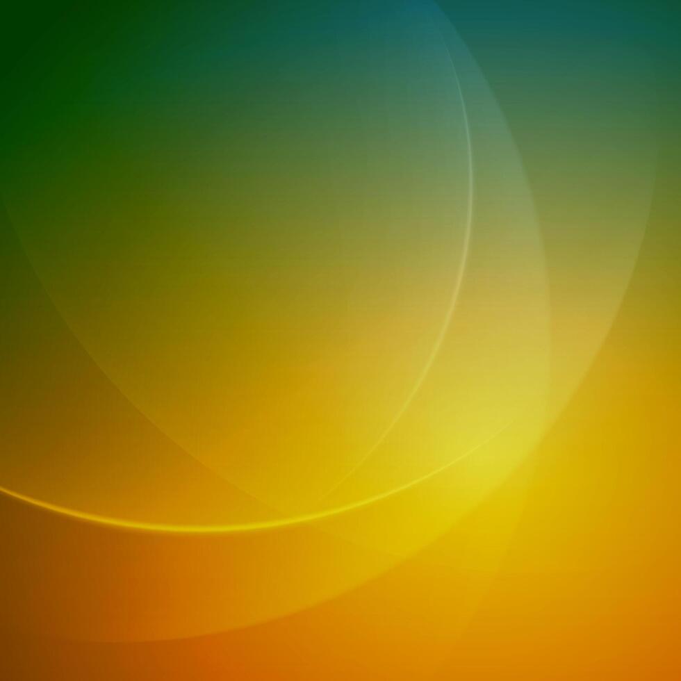 Green and Orange Abstract Background With Overlapping Circles vector