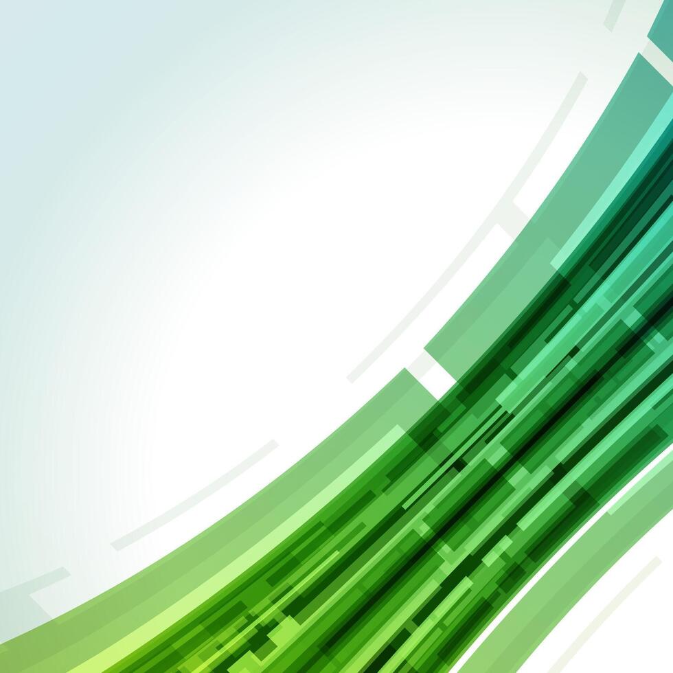 Abstract Green Tech Background vector