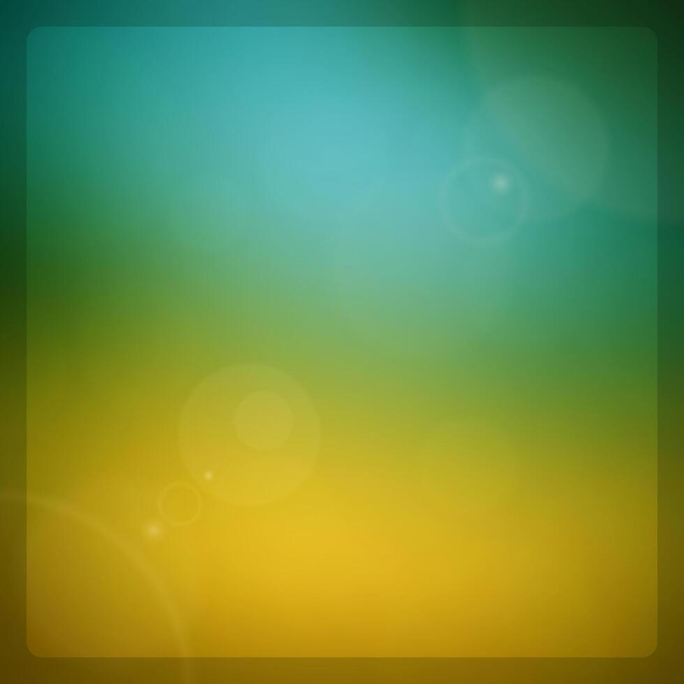 Blurry Yellow and Green Abstract Background vector