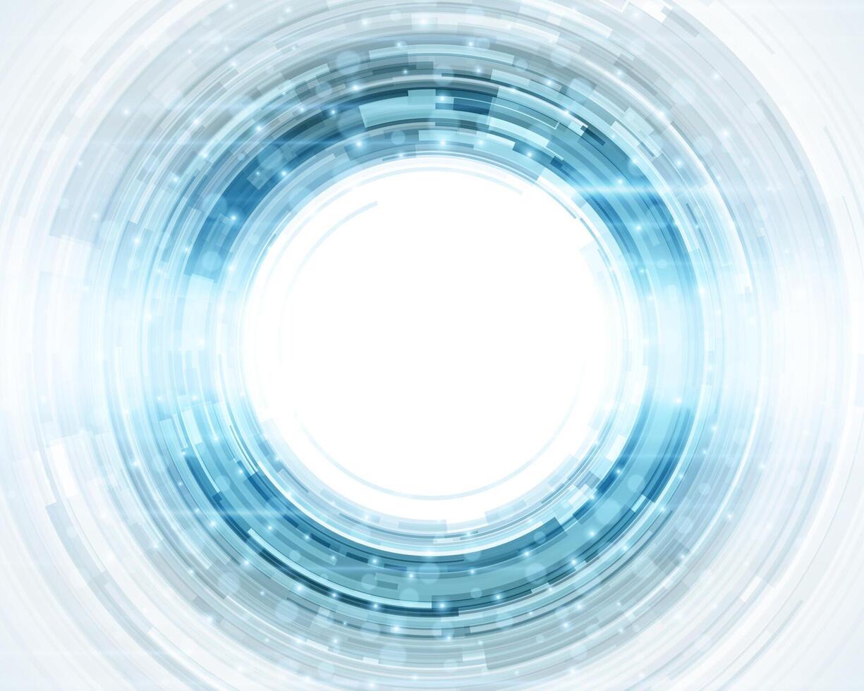 futurista azul tecnología portal diseño vector