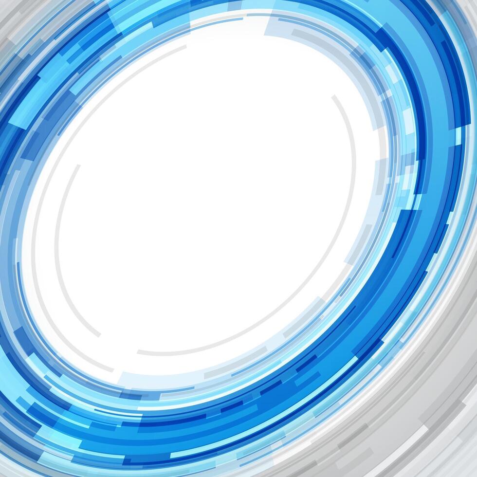 Blue and White Circle on White Background vector