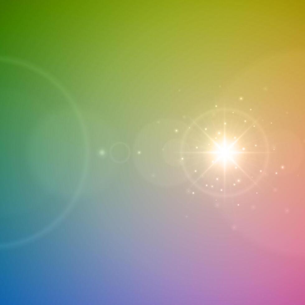 Blurry Rainbow Colored Background vector