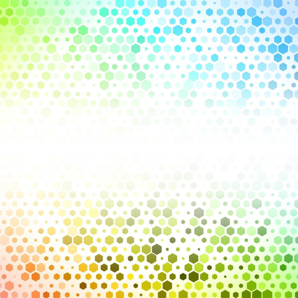 Rainbow Colored Background With Dots vector