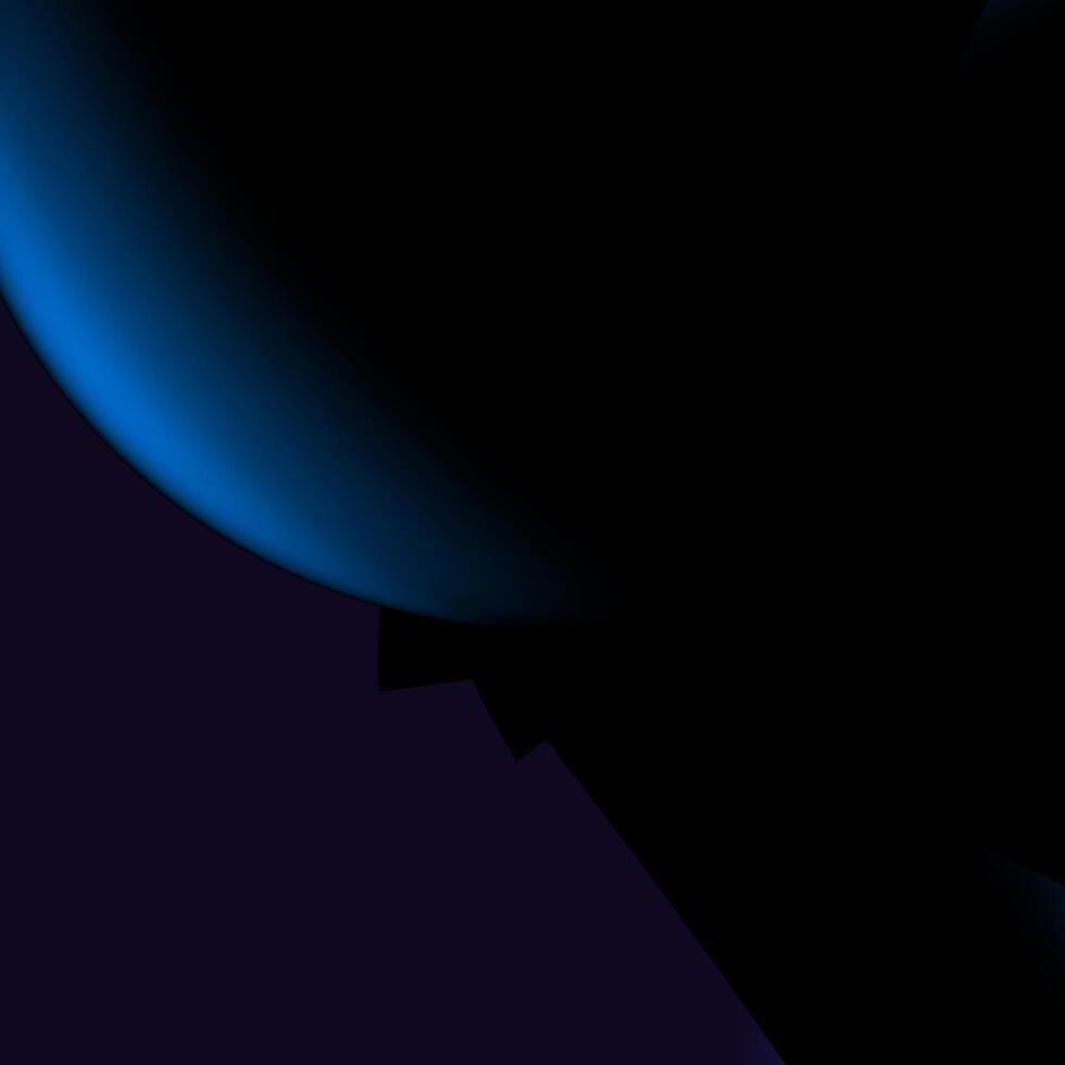 Close-Up of Blue and Black Abstract Background vector