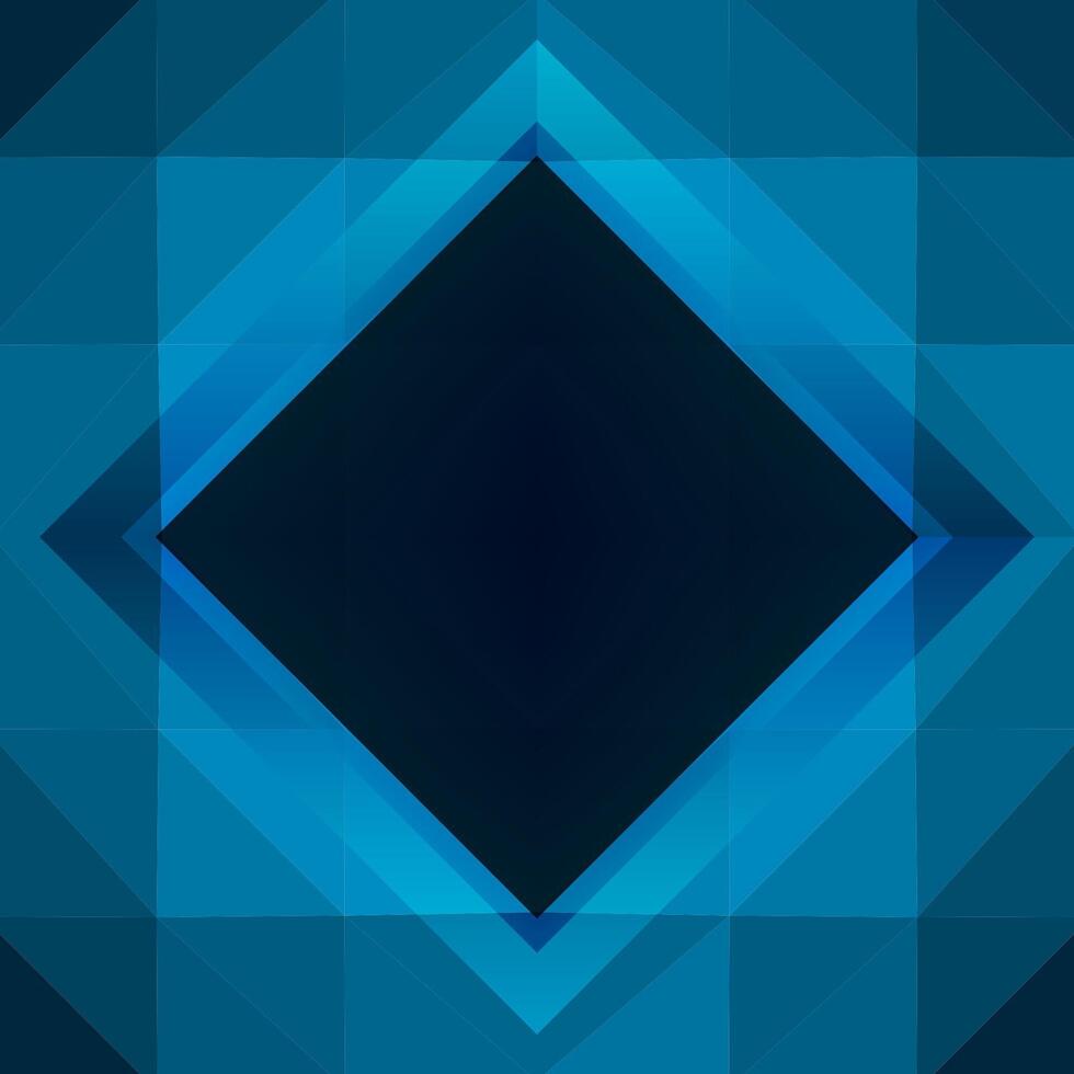 Blue Object in Abstract Background vector