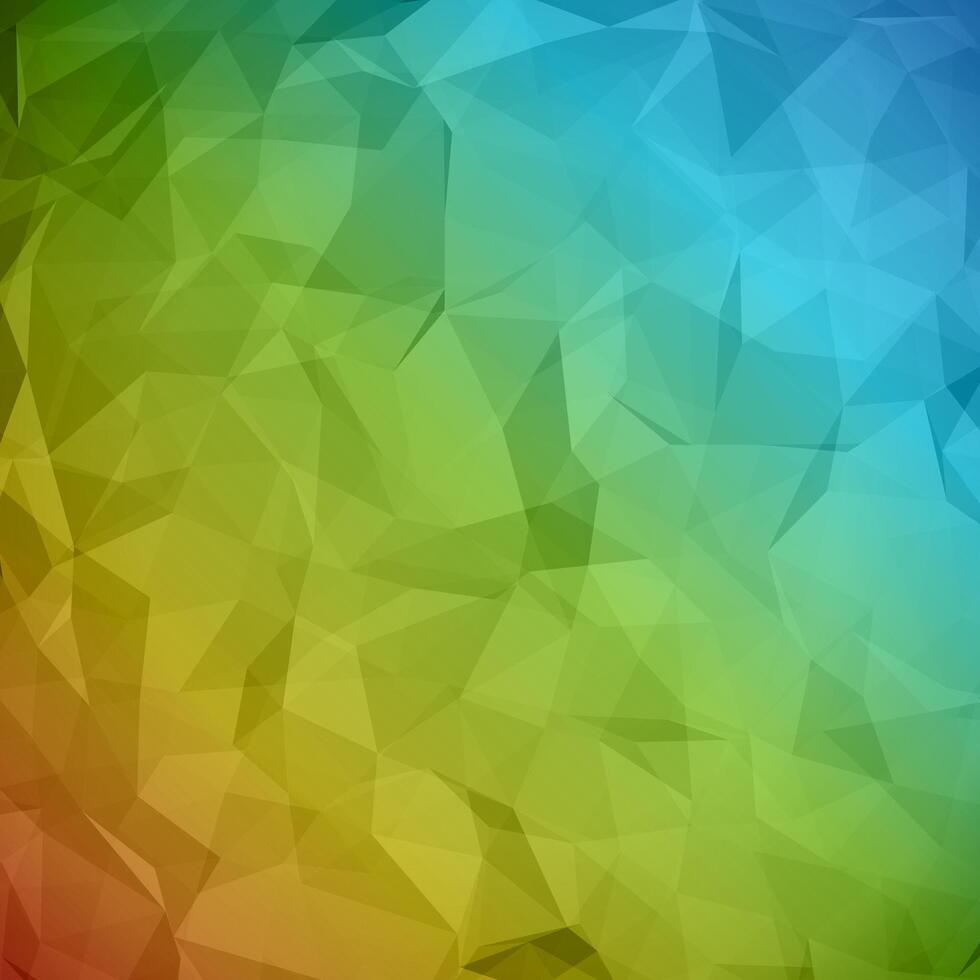 Green Polygonal Mosaic Background vector