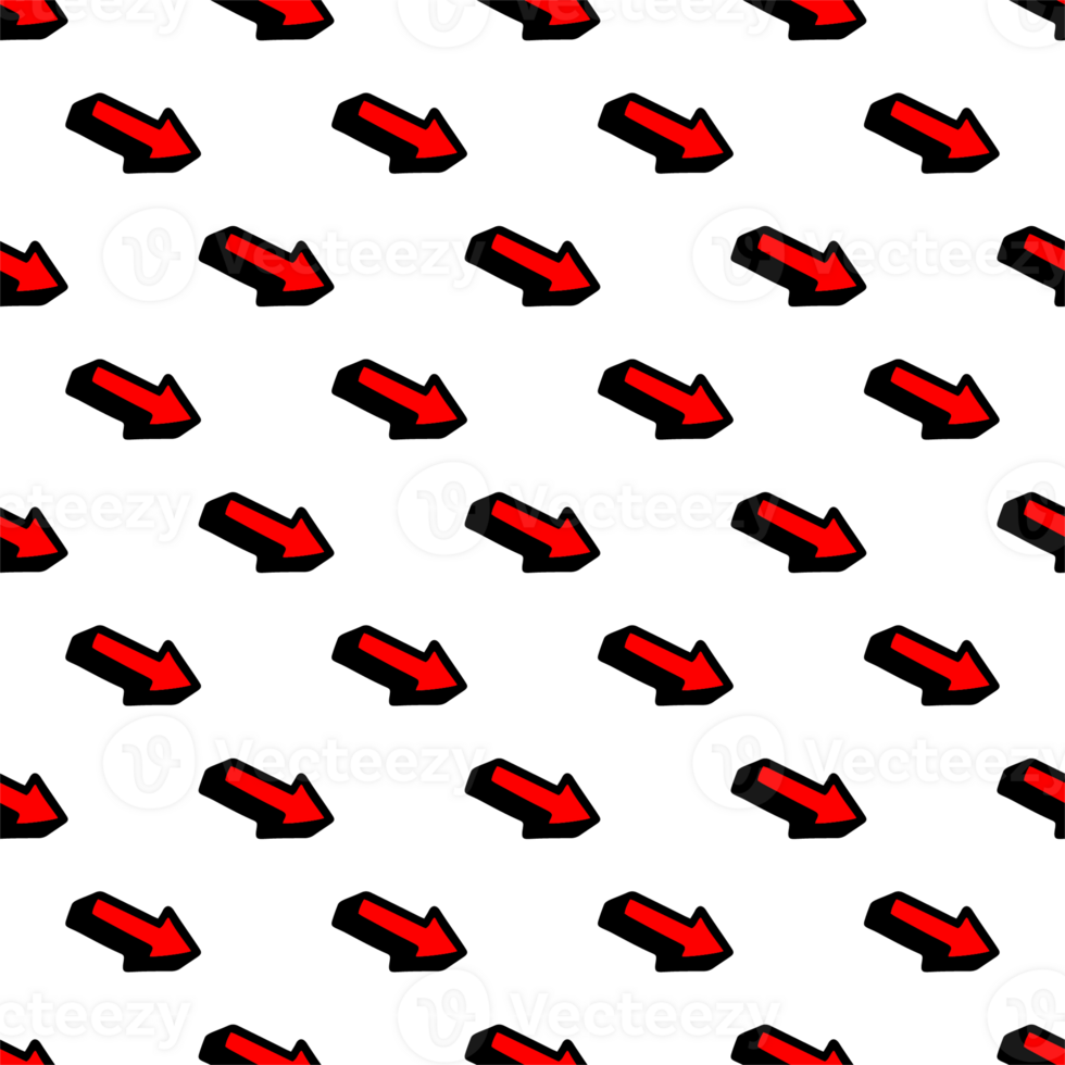 seamless pattern with red arrows png