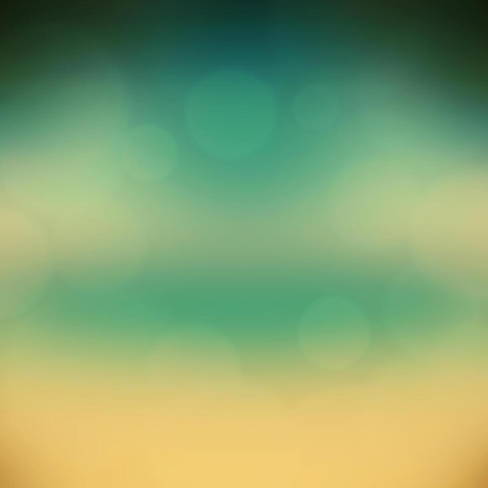 Blurry Green and Yellow Abstract Background vector