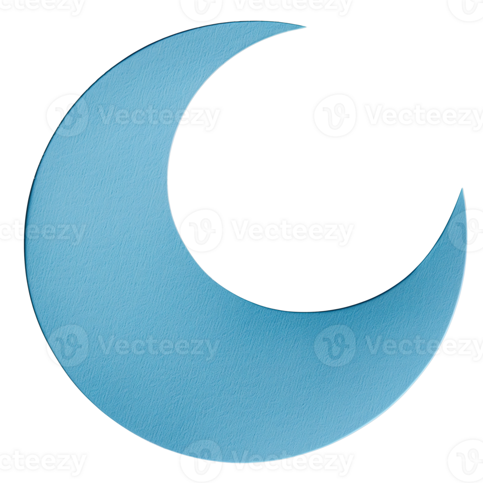 AI generated Blue textured paper round shape sticker png