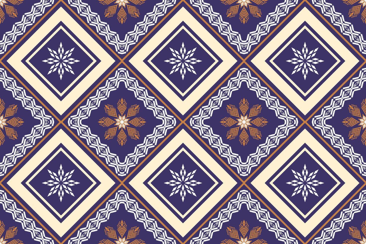 Geometric ethnic oriental traditional art pattern.Figure tribal embroidery style.Design for background,wallpaper,clothing,wrapping,fabric,element,vector illustration. vector
