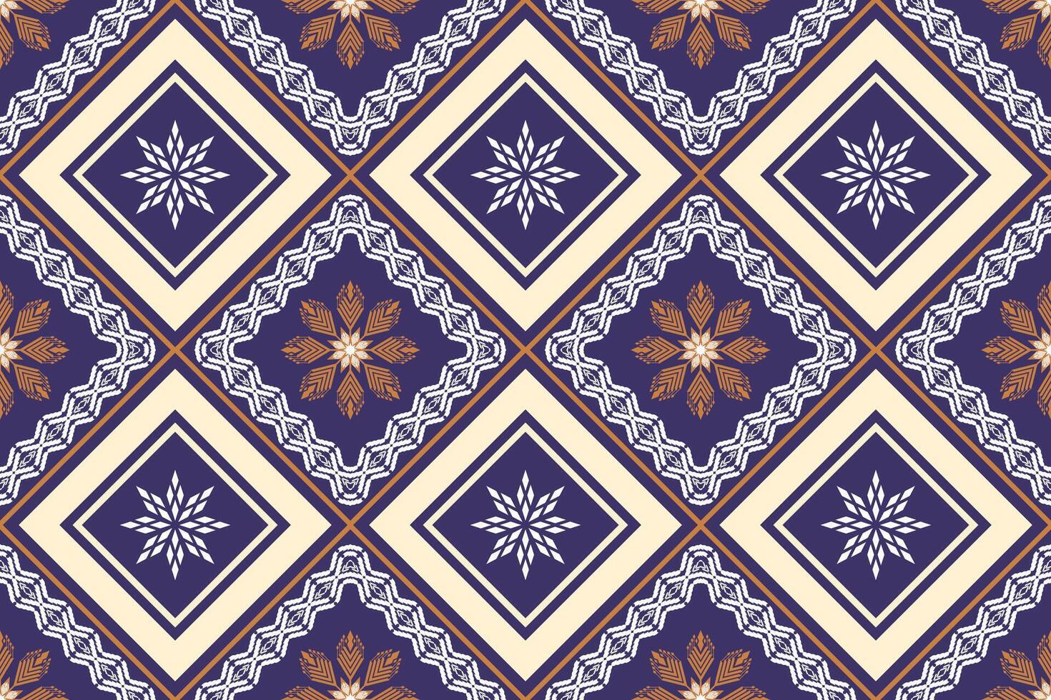 Geometric ethnic oriental traditional art pattern.Figure tribal embroidery style.Design for background,wallpaper,clothing,wrapping,fabric,element,vector illustration. vector