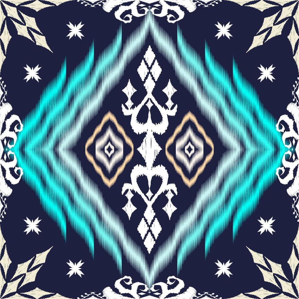 Geometric ethnic oriental traditional art pattern.Figure tribal embroidery style.Design for background,wallpaper,clothing,wrapping,fabric,element,vector illustration. vector