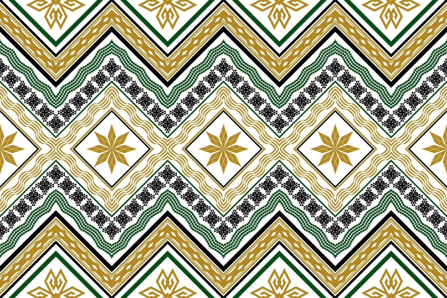 Geometric ethnic oriental traditional art pattern.Figure tribal embroidery style.Design for background,wallpaper,clothing,wrapping,fabric,element,vector illustration. vector
