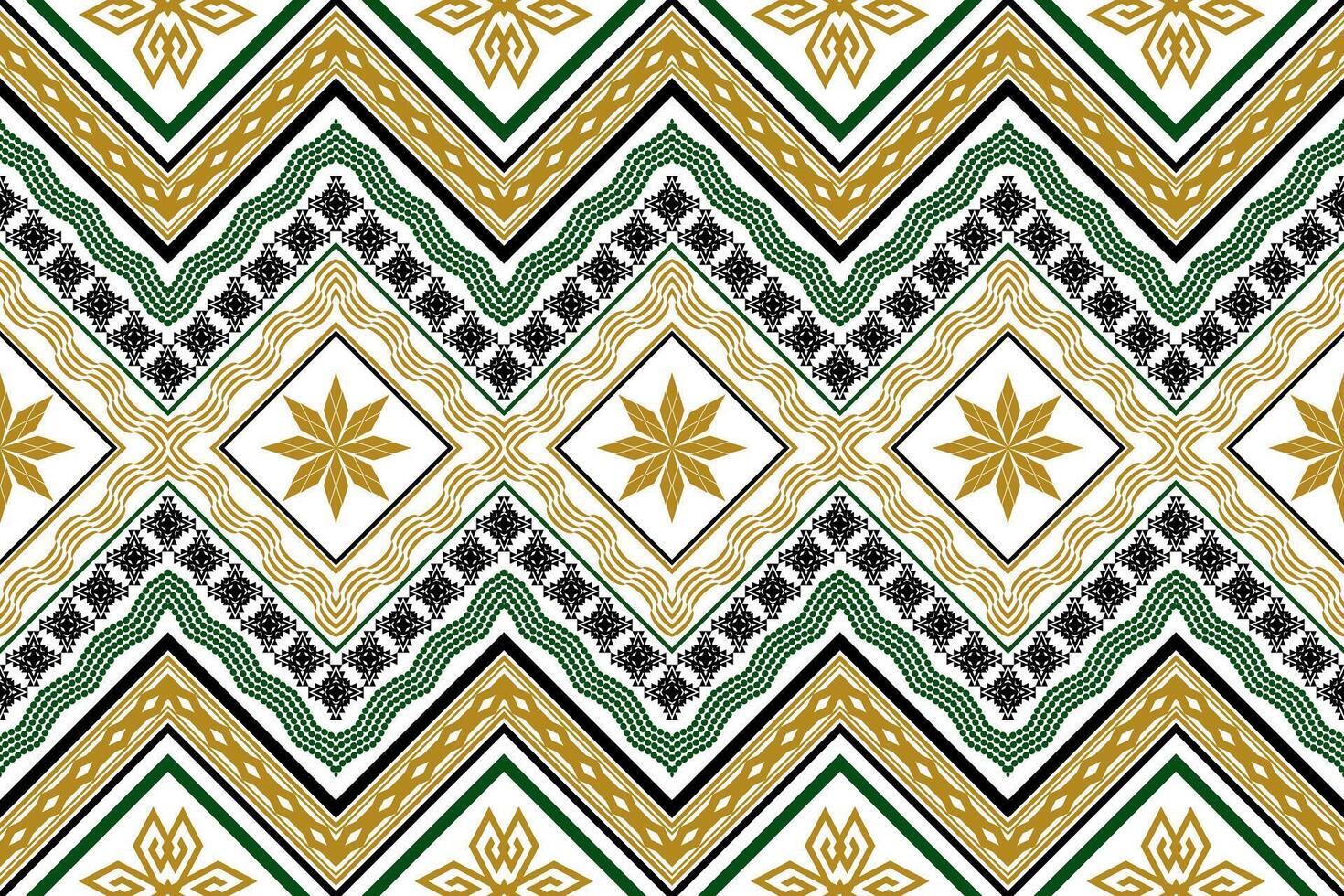 patrón de arte tradicional oriental étnico geométrico.figura estilo de bordado tribal.diseño para fondo, papel tapiz, ropa, envoltura, tela, elemento, ilustración vectorial. vector