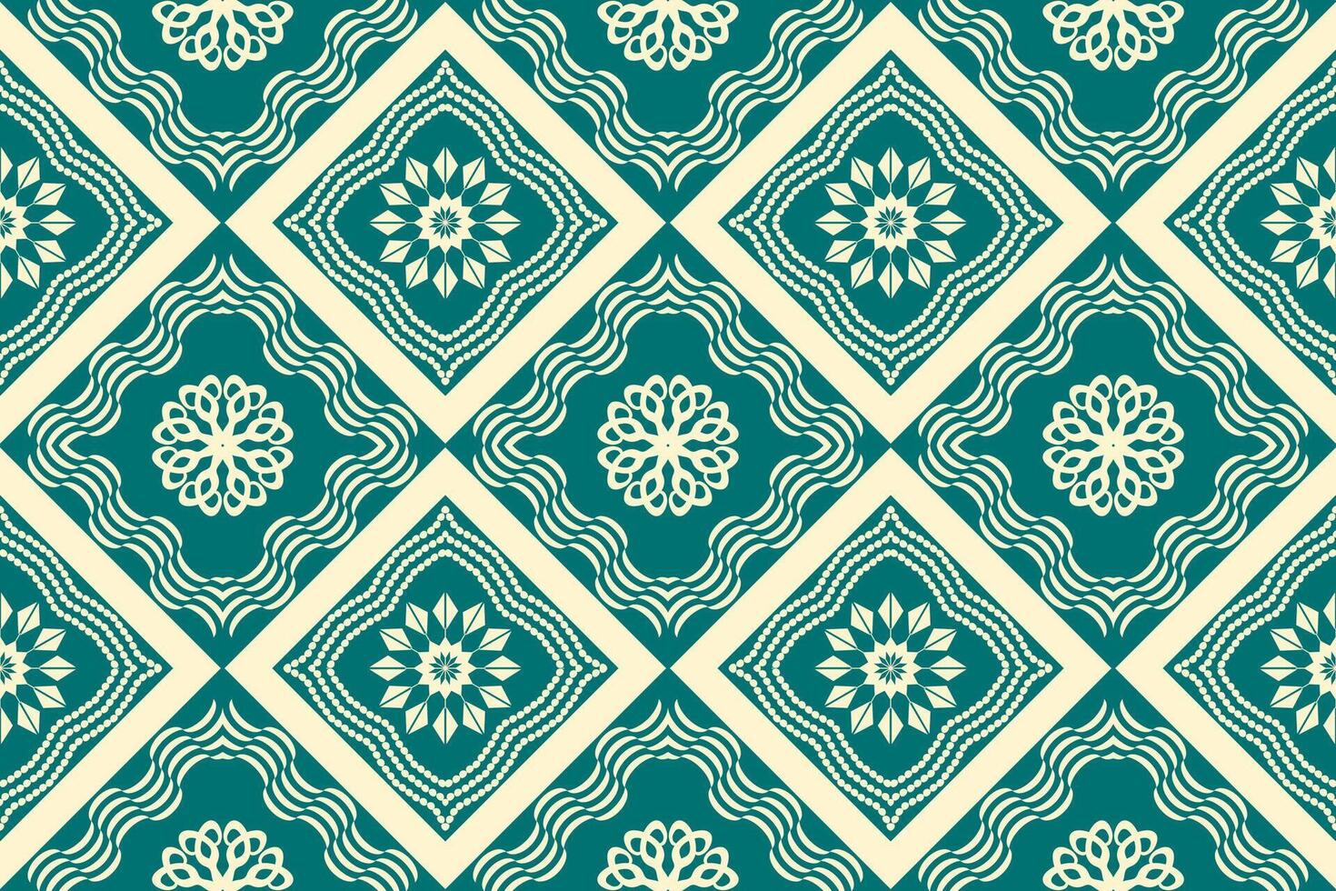 Geometric ethnic oriental traditional art pattern.Figure tribal embroidery style.Design for background,wallpaper,clothing,wrapping,fabric,element,vector illustration. vector