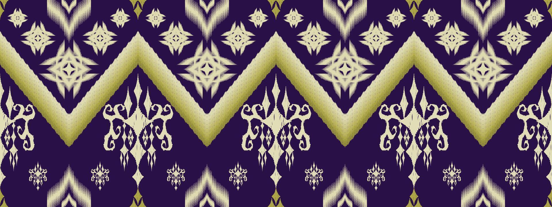 Geometric ethnic oriental traditional art pattern.Figure tribal embroidery style.Design for background,wallpaper,clothing,wrapping,fabric,element,vector illustration. vector