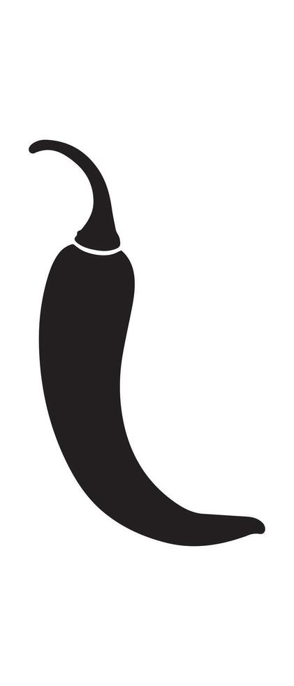 Pepper hot food organic icon vector design.