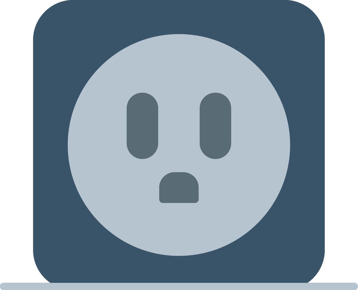 Power Socket Flat Gradient  Icon vector