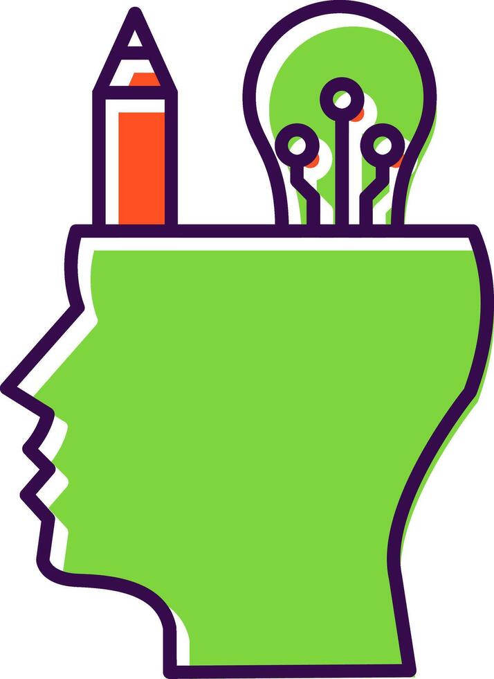 Designer Filled  Icon vector