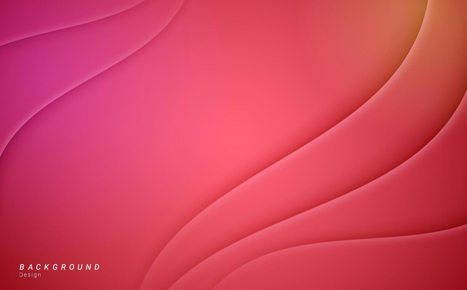 Pink line wavy abstract vector background design