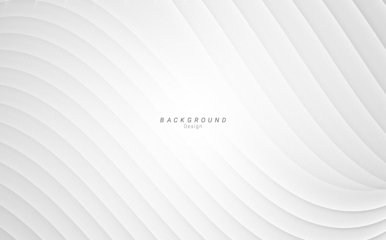 wavy curve line soft white vector abstract background design