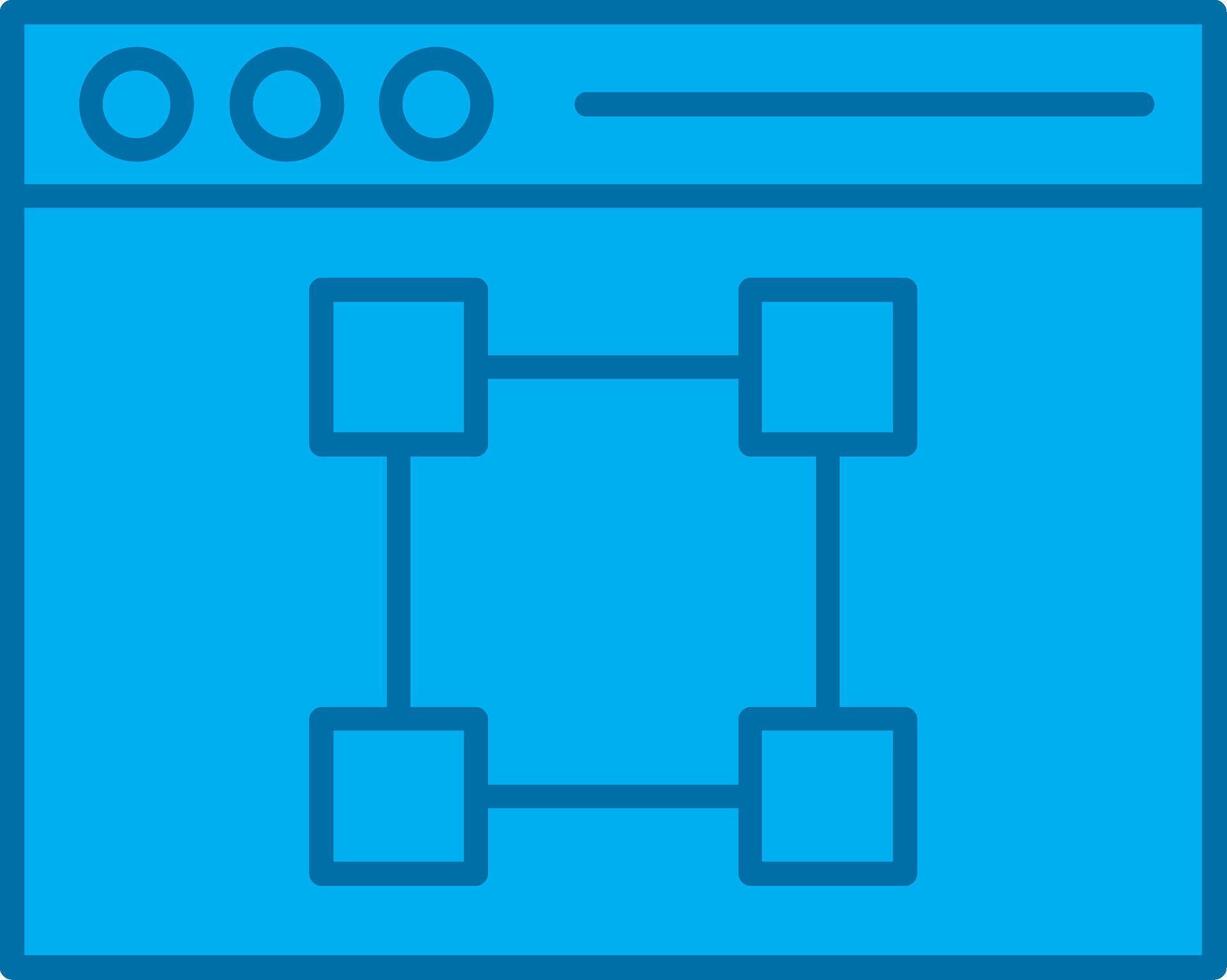 Text Editor Filled Blue  Icon vector