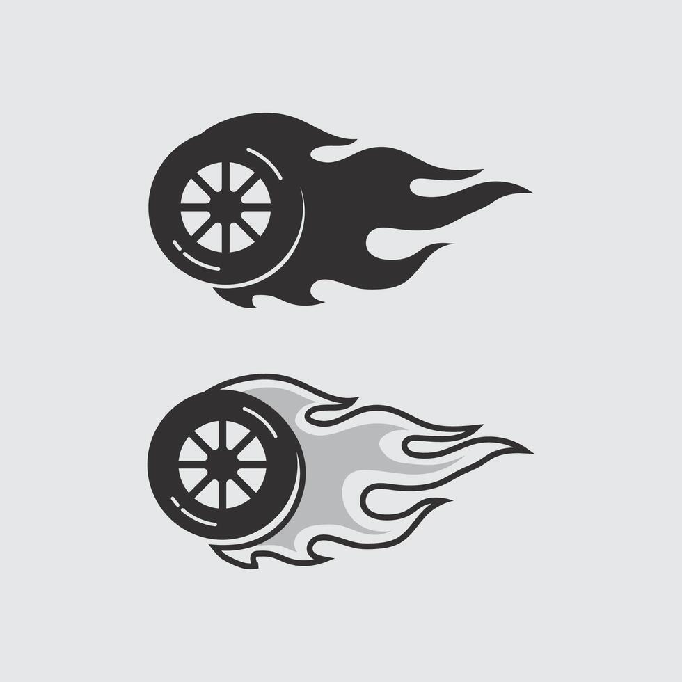 Race and speed logo icon vector  Race flag  racing illustration logo design