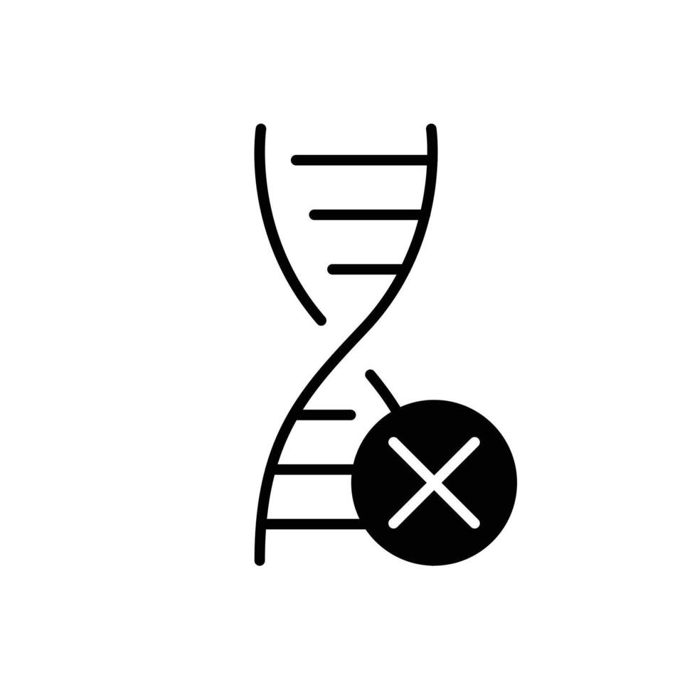 gmo free solid icon vector design good for website or mobile app