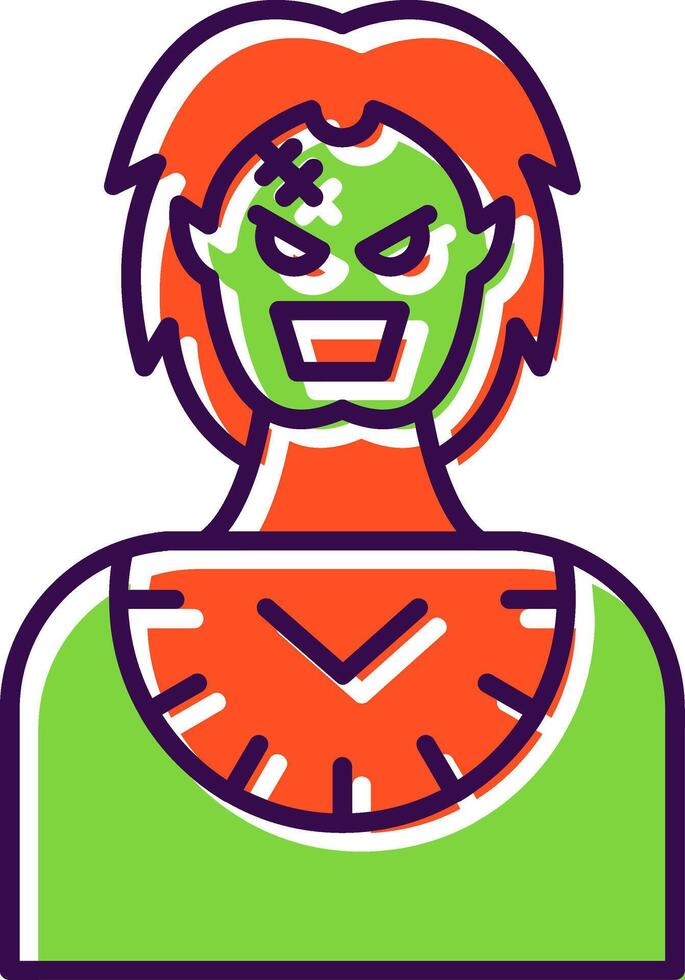 Baron Filled  Icon vector