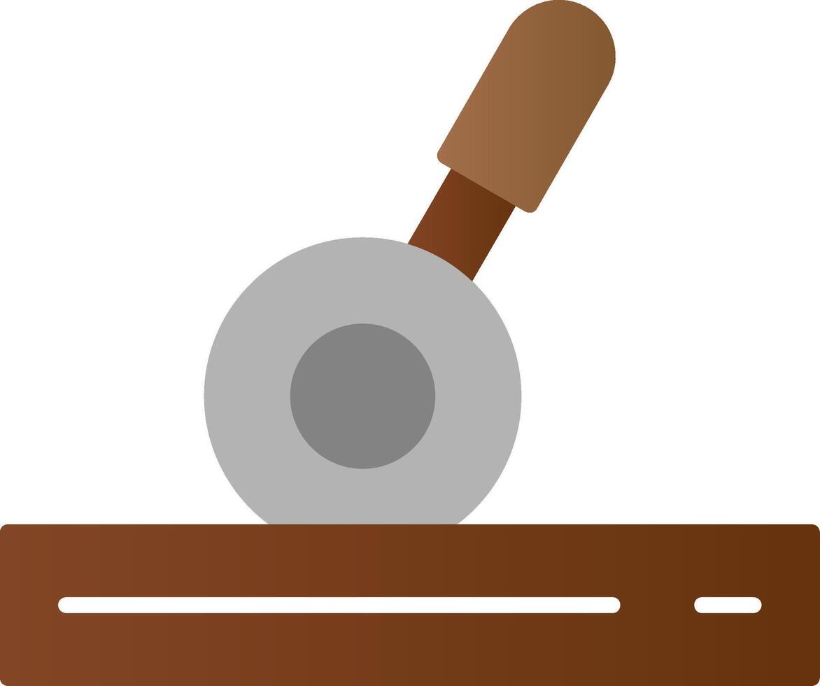 Control Lever Flat Gradient  Icon vector