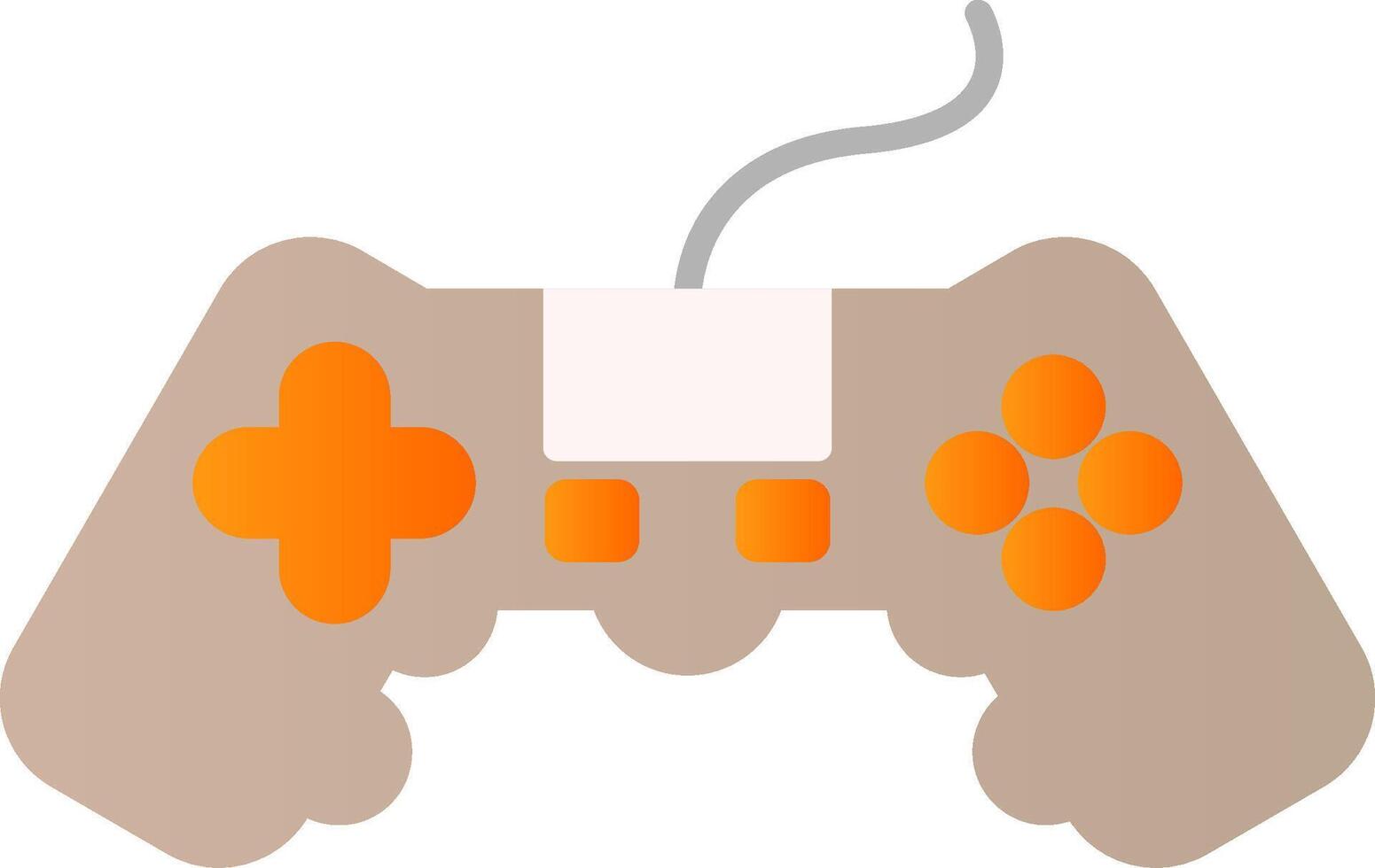 Video Game Flat Gradient  Icon vector