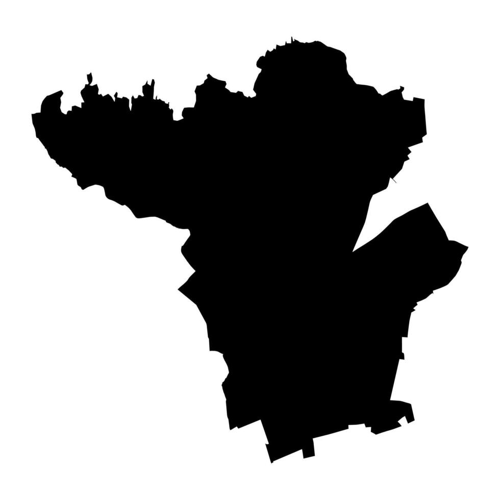 S t María parroquias mapa, administrativo división de jersey. vector ilustración.