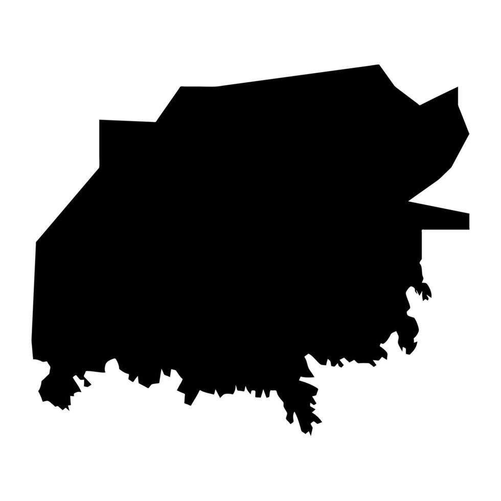 Forest parishes map, administrative division of Guernsey. Vector illustration.