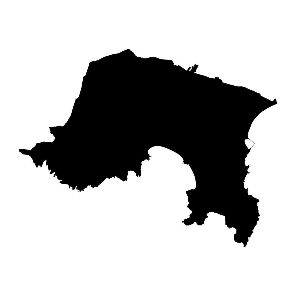 S t brelada parroquias mapa, administrativo división de jersey. vector ilustración.