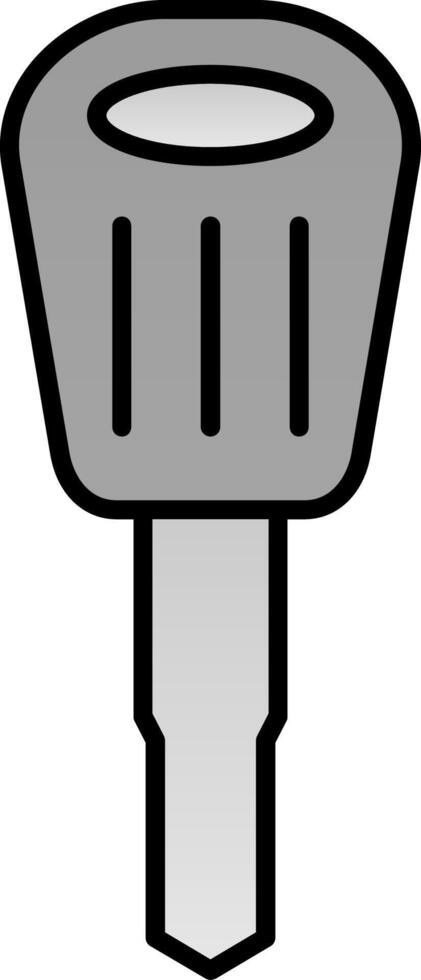 Car Key Line Filled Gradient  Icon vector