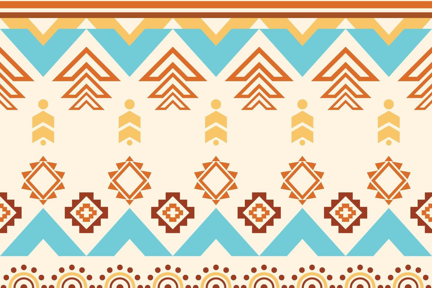 boho tela sin costura modelo geométrico tribal étnico tradicional antecedentes bohemio y nativo americano diseño elementos.vector ilustración bordado. vector
