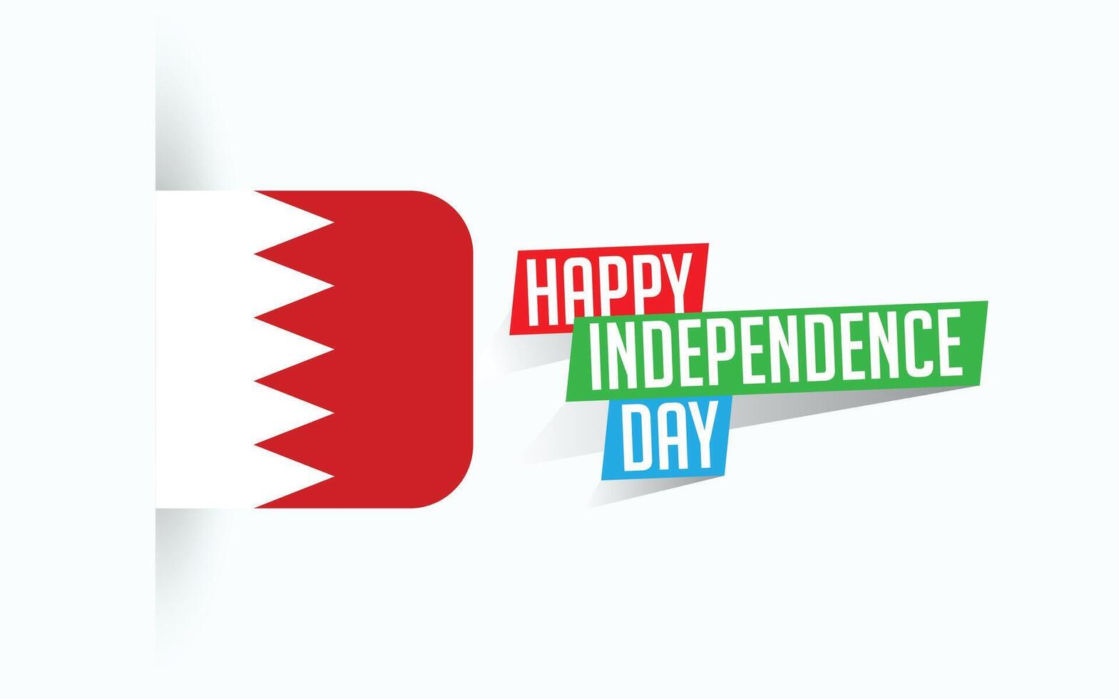contento independencia día de bahrein vector ilustración, nacional día póster, saludo modelo diseño, eps fuente archivo